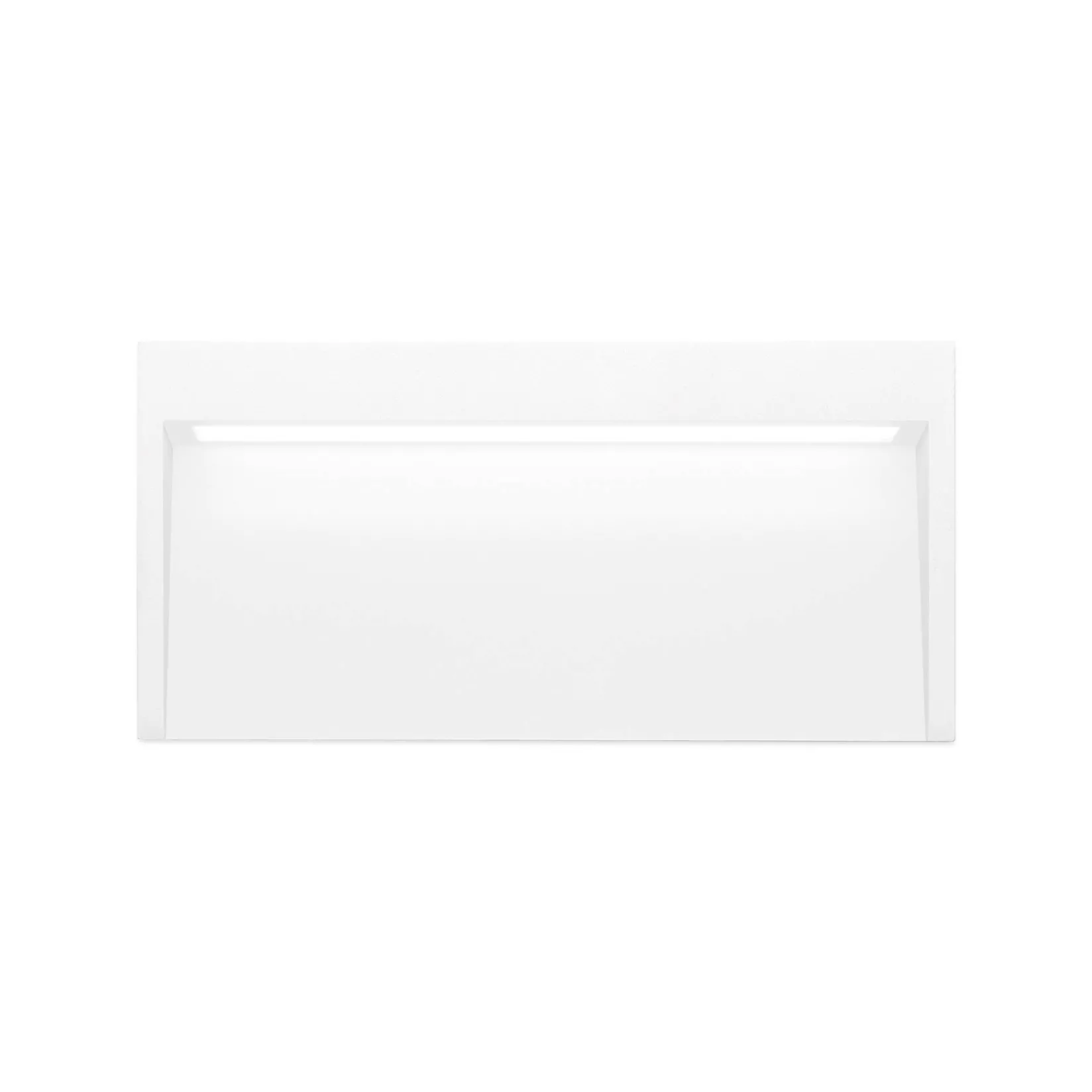 Slim outdoor wall IP65 | textured white