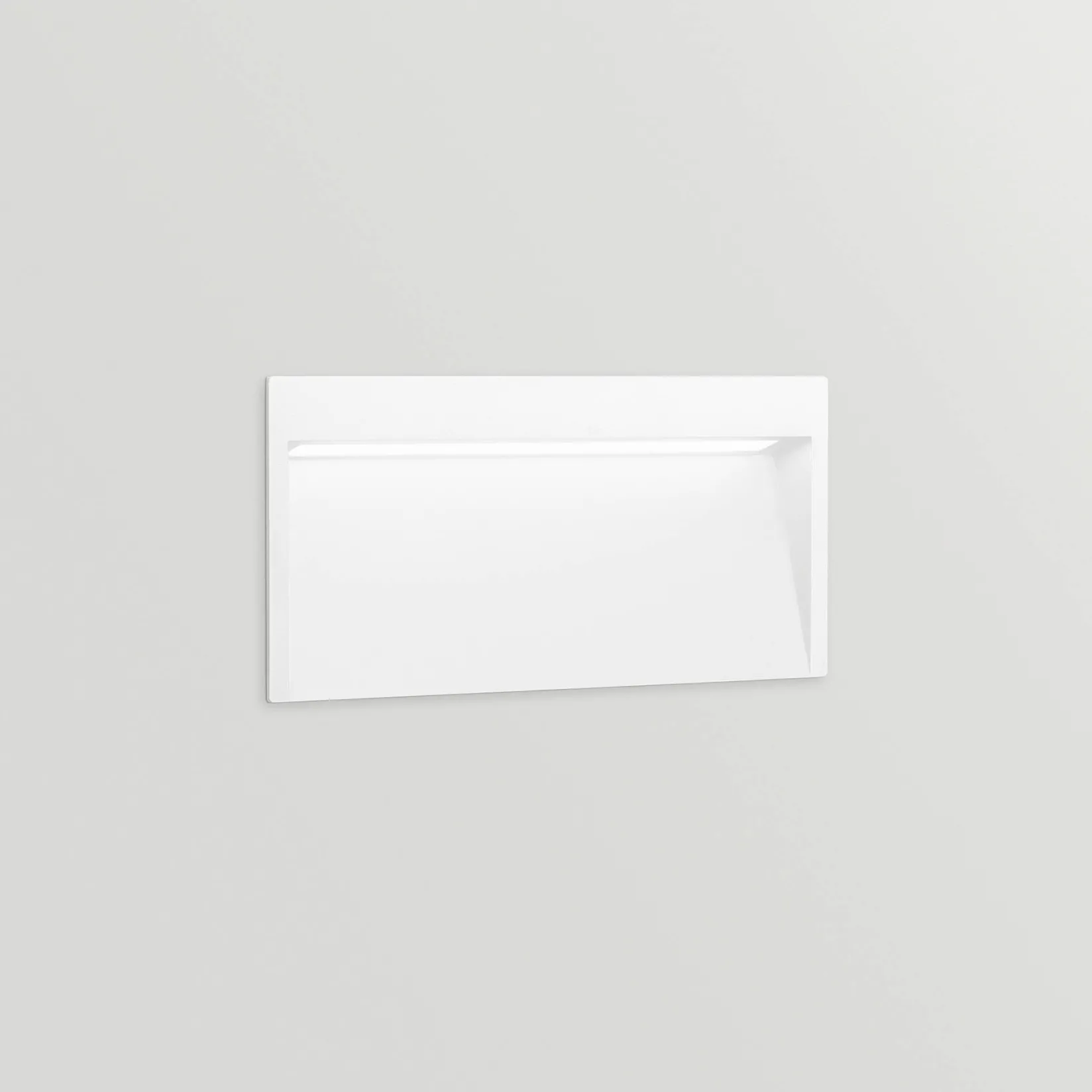 Slim outdoor wall IP65 | textured white