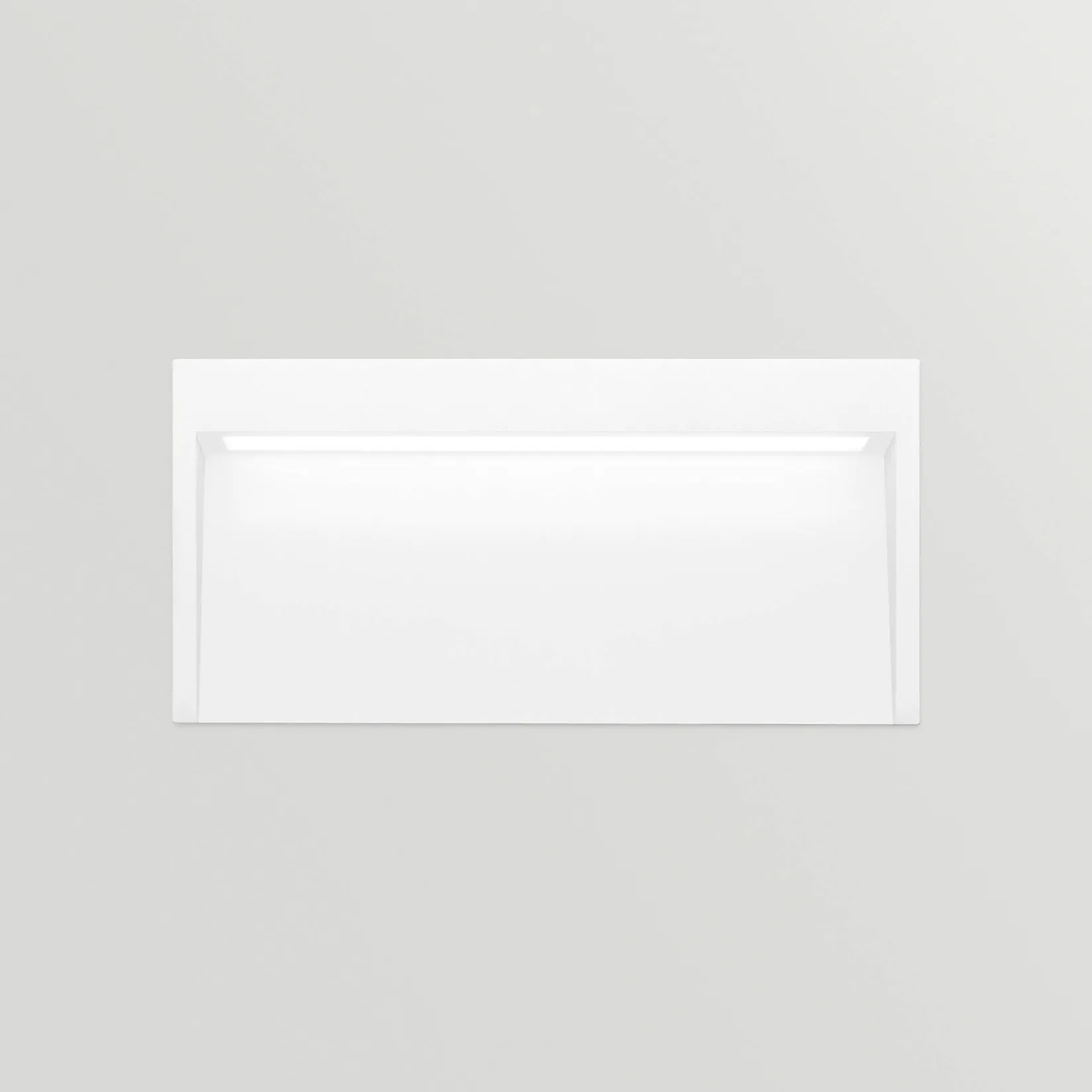 Slim outdoor wall IP65 | textured white