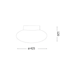 Smarties ceiling ⌀33-⌀60 | white