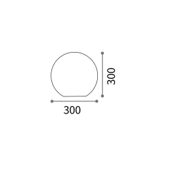 Sole garden floor | white