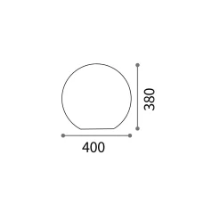 Sole garden floor | white