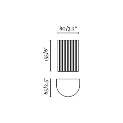 Sole round 2L grooved | terracotta