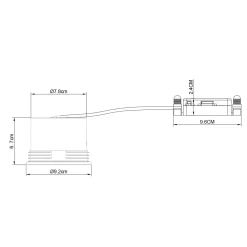 Sorina dir recessed | black