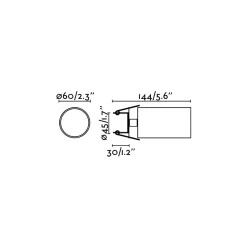 Stan recessed | black