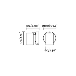 Stan wall switch | white