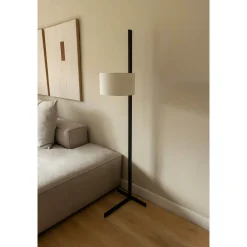 Stand Up floor | black and linen