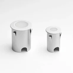 Step micro XS recessed IP65 | textured oxidon
