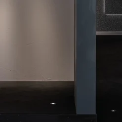 Step micro XS recessed IP65 | textured oxidon