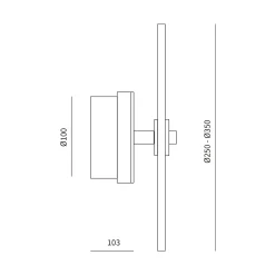 Sual wall | ⌀25 alabaster
