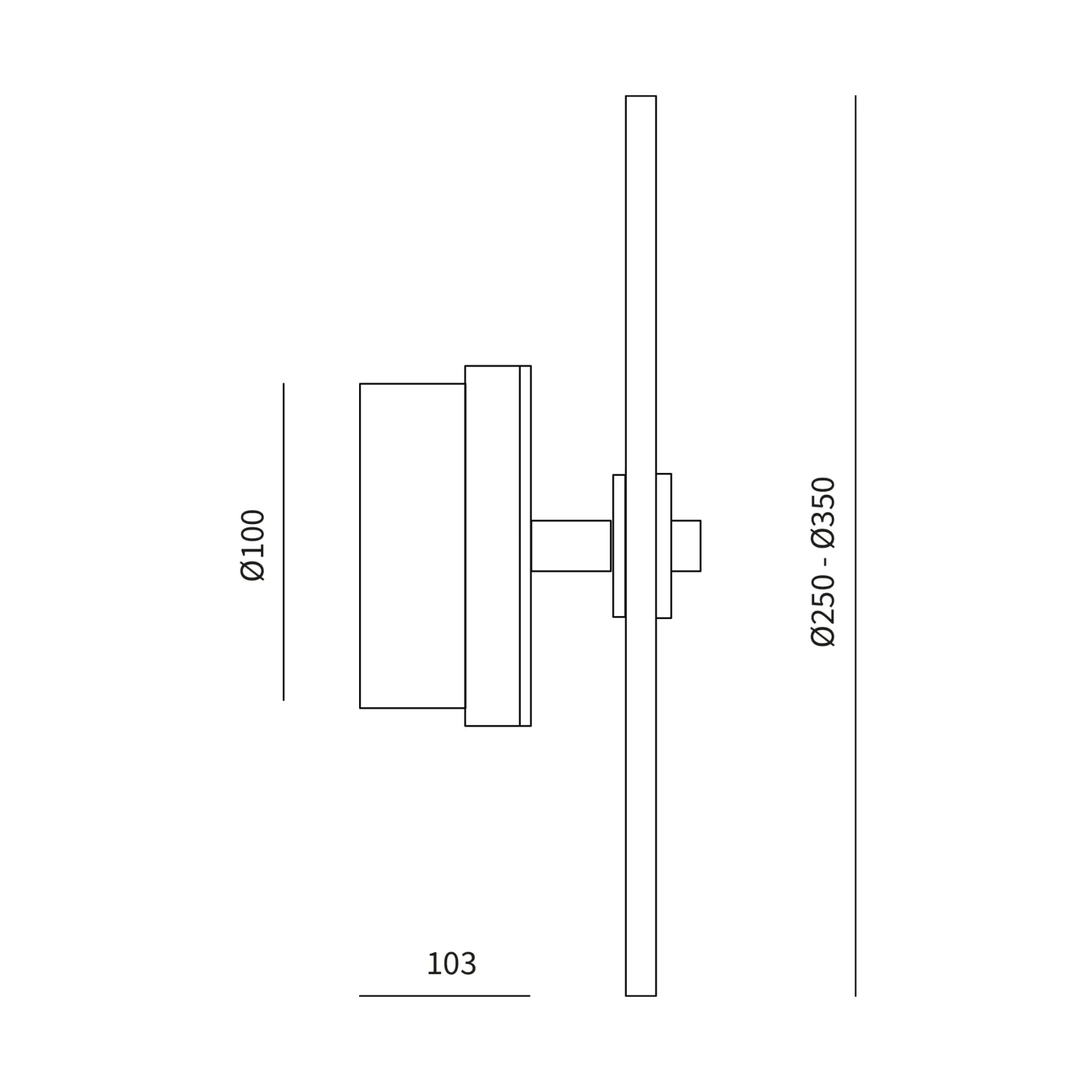 Sual wall | ⌀25 alabaster