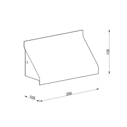Tadas wall | black
