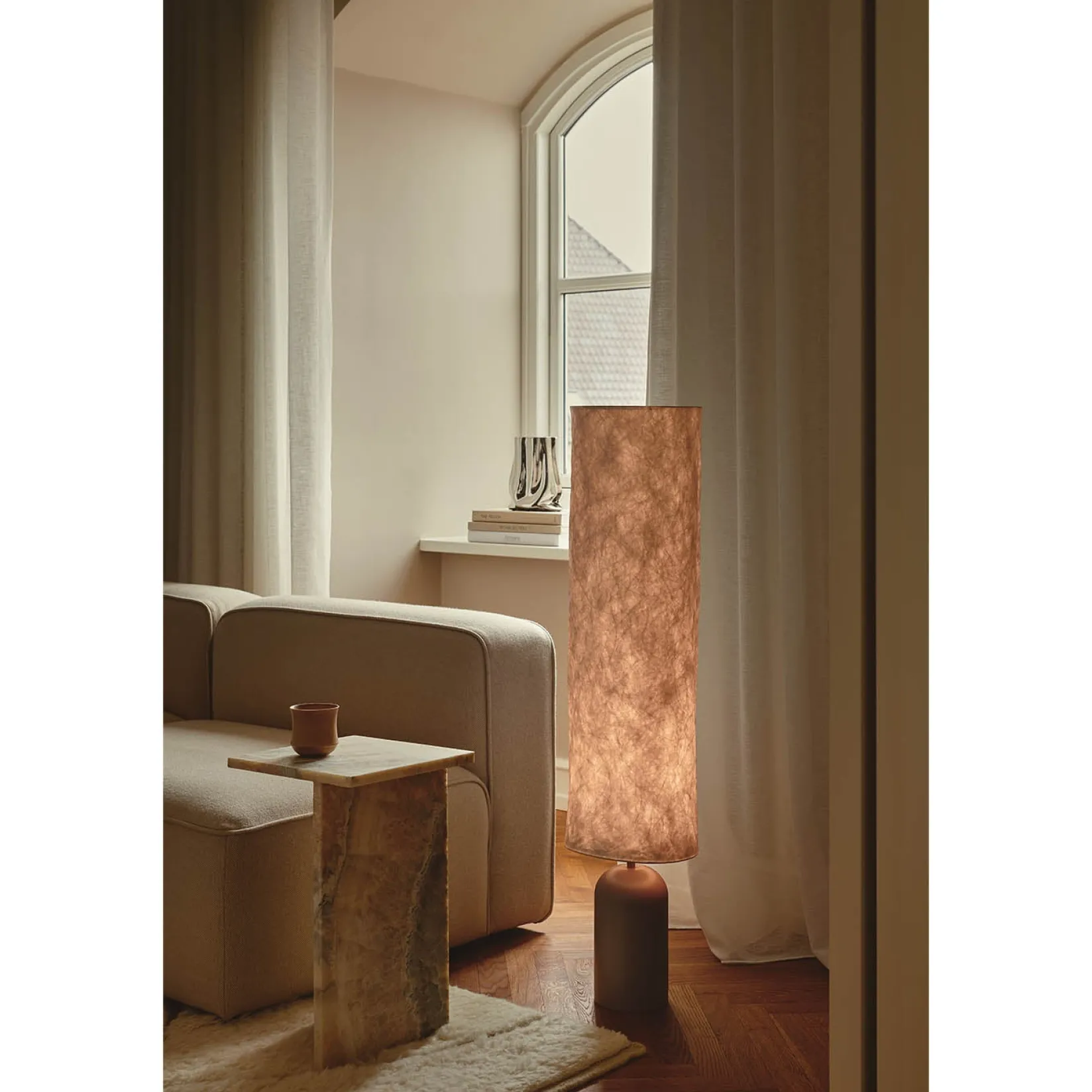 Talli floor | brown and tyvek