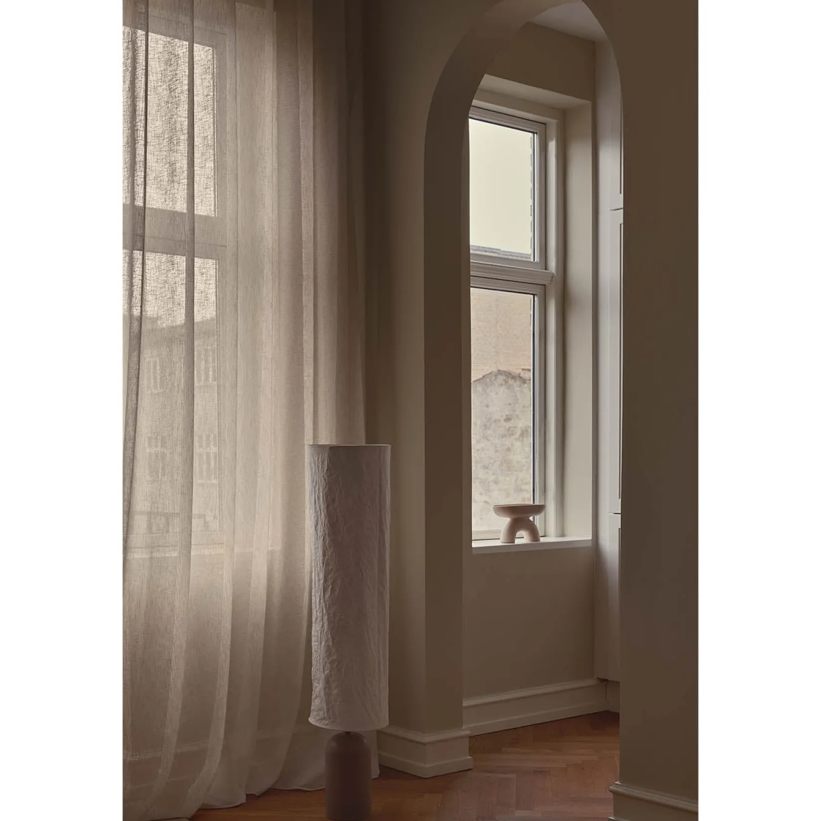 Talli floor | brown and tyvek