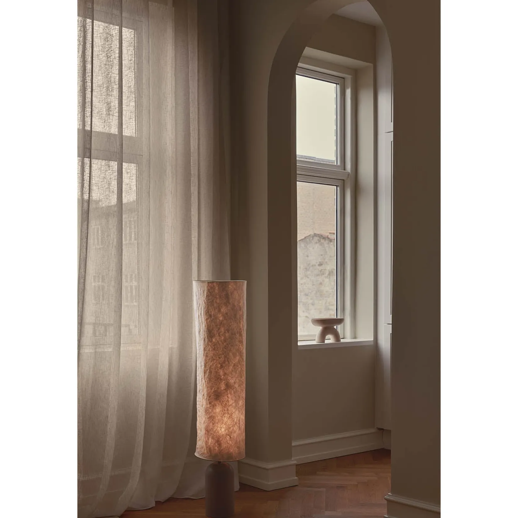 Talli floor | brown and tyvek