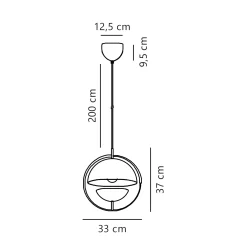 Tavia pendant | white