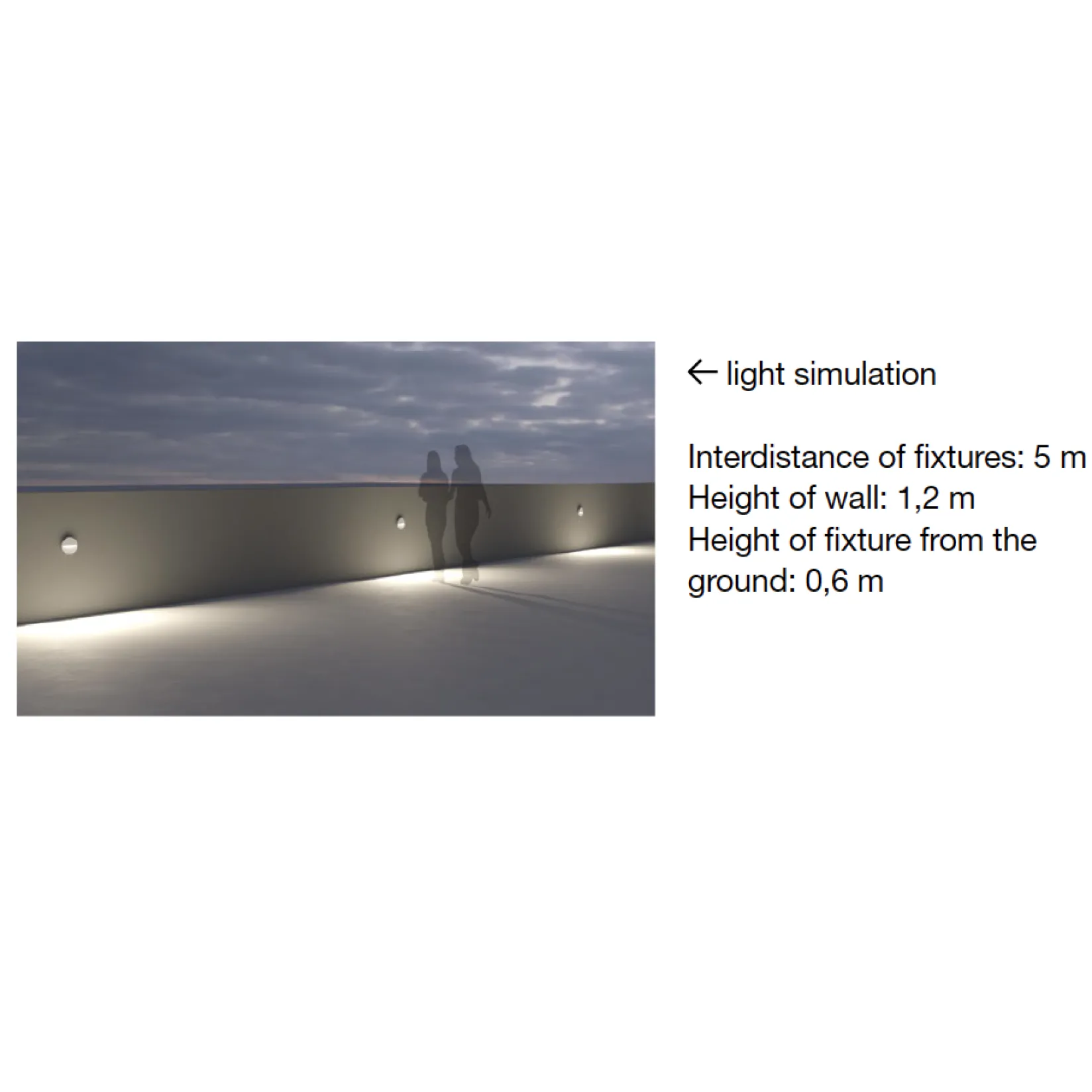Team round wall light | white