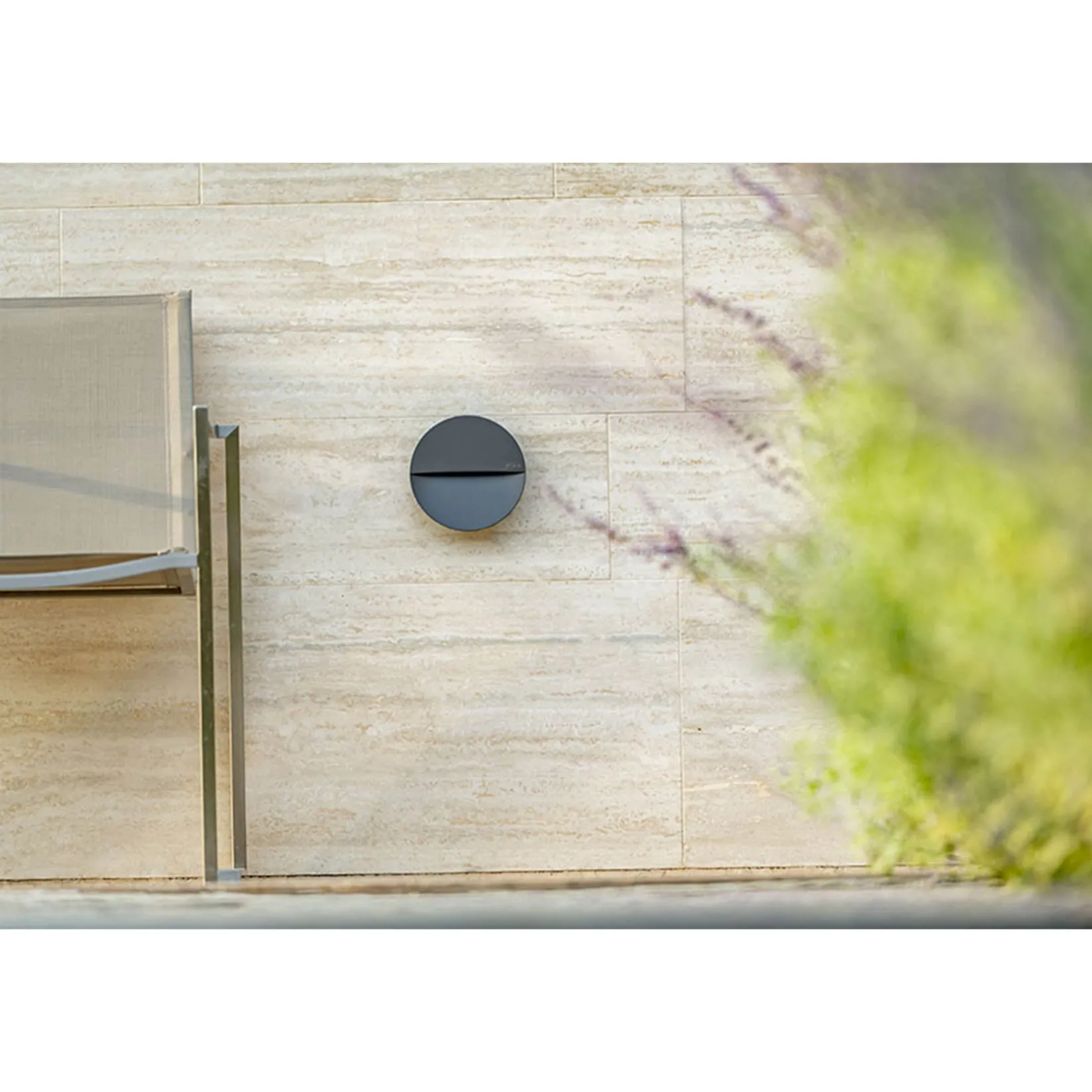 Team round wall light | white