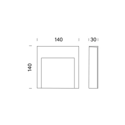 Team small wall light | grey