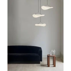 Tense chandelier | white tyvek