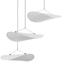 Tense chandelier | white tyvek