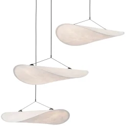 Tense chandelier | white tyvek