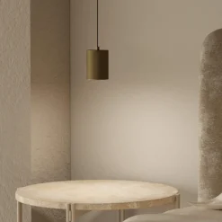 Tera pendant | matt brass