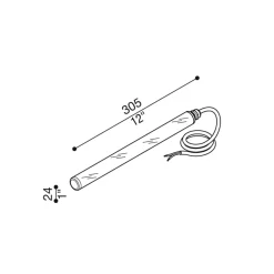 TNC IP67 ⌀2,4 | 105cm