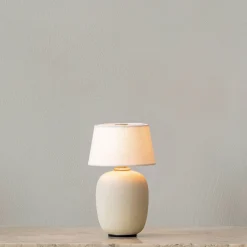 Torso portable table lamp | ruby