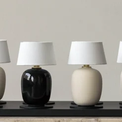 Torso portable table lamp | ruby