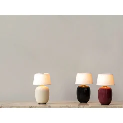 Torso portable table lamp | ruby