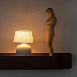 Torso portable table lamp | sand