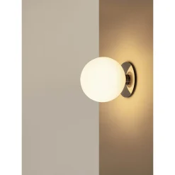 TR Bulb ceiling wall lamp | polished steel