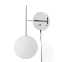 TR Bulb suspension wall lamp | polished steel
