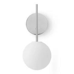TR Bulb suspension wall lamp | polished steel