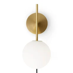 TR Bulb suspension wall lamp | polished steel