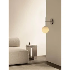 TR Bulb suspension wall lamp | brushed brass