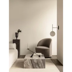 TR Bulb suspension wall lamp | brushed brass
