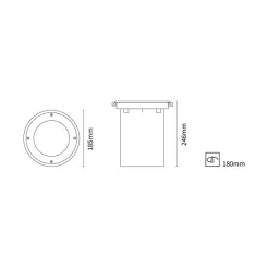 Trond dir IP67 | D185 round