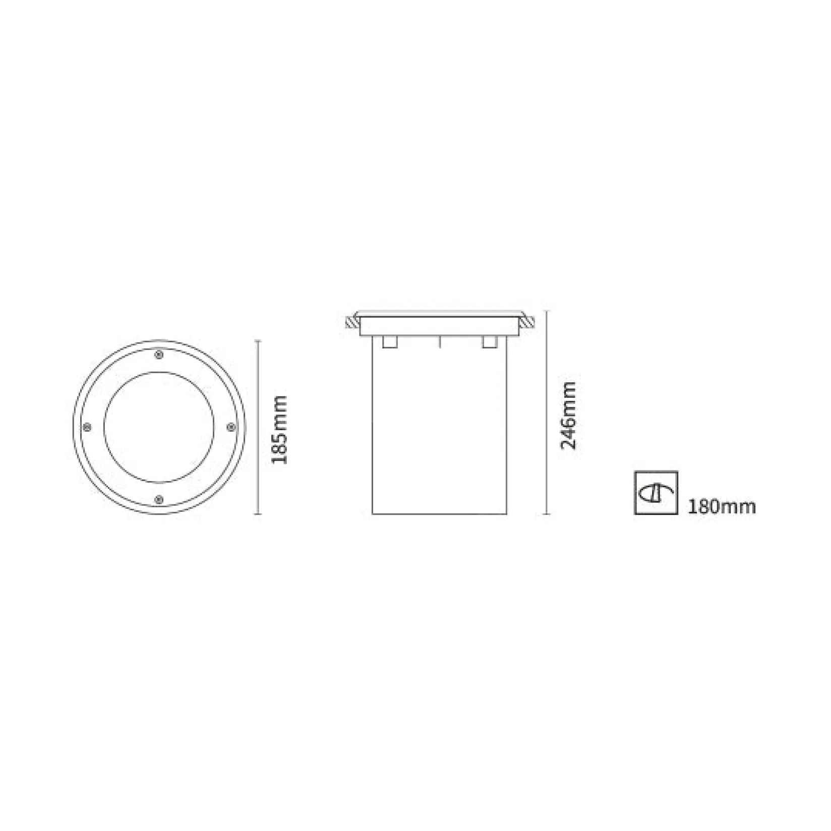 Trond dir IP67 | D185 round