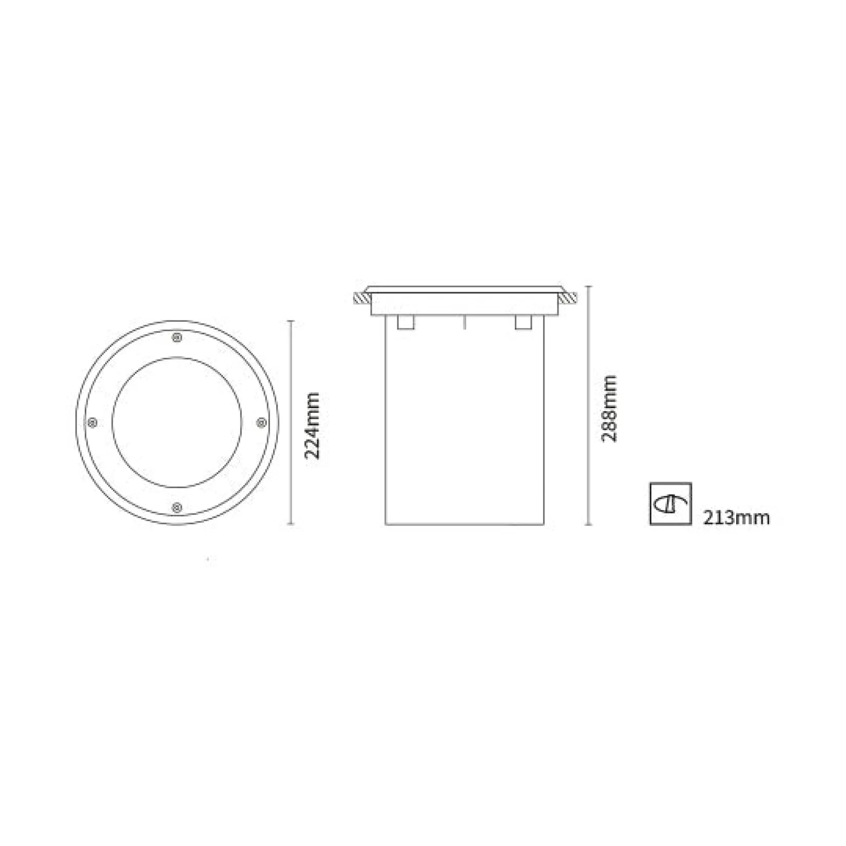 Trond dir IP67 | D185 round