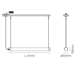 Tub LED 360 | 55-205cm