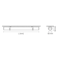 Tub LED D5 | 33.8-285.8cm