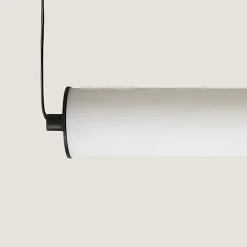 Tube pendant | aged gold