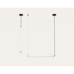 Tube pendant  | matt black