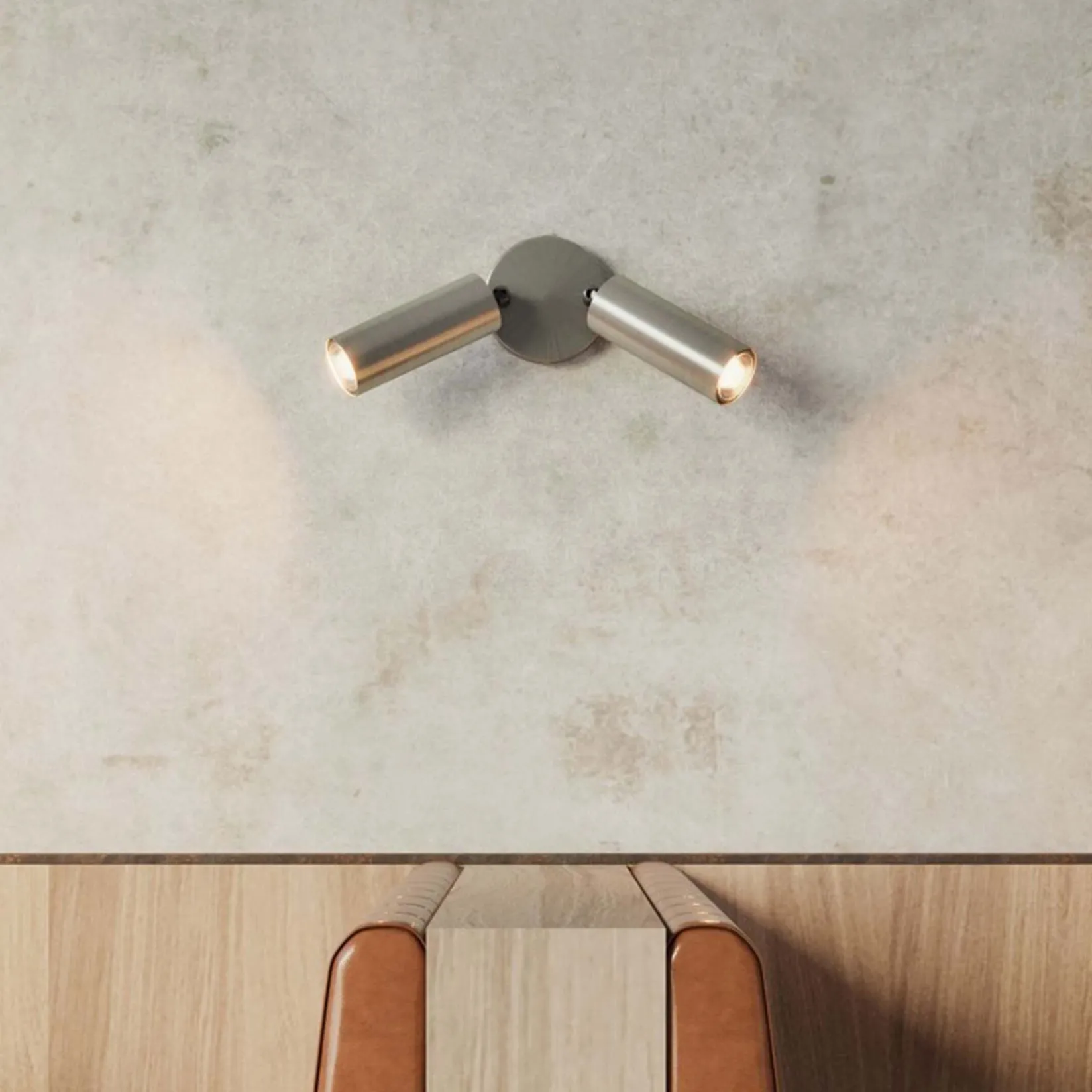 Tube spot | brushed bronze