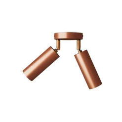Tube spot | brushed copper