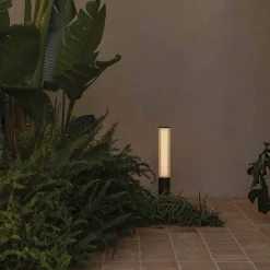 Tura pole 2050 | dark grey translucent stripped