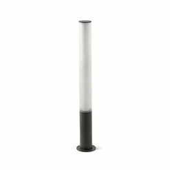 Tura pole 2050 | dark grey translucent stripped