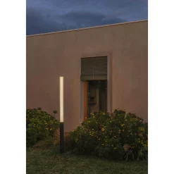 Tura pole 2050 | dark grey translucent stripped
